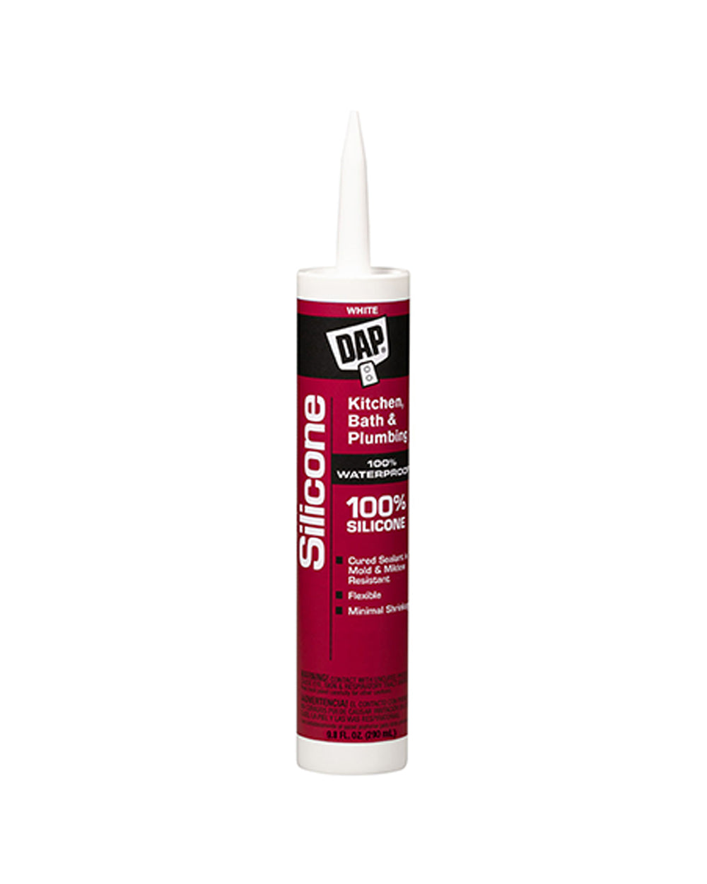 Dap 10.1oz Kitchen & Bath 100% Silicon White