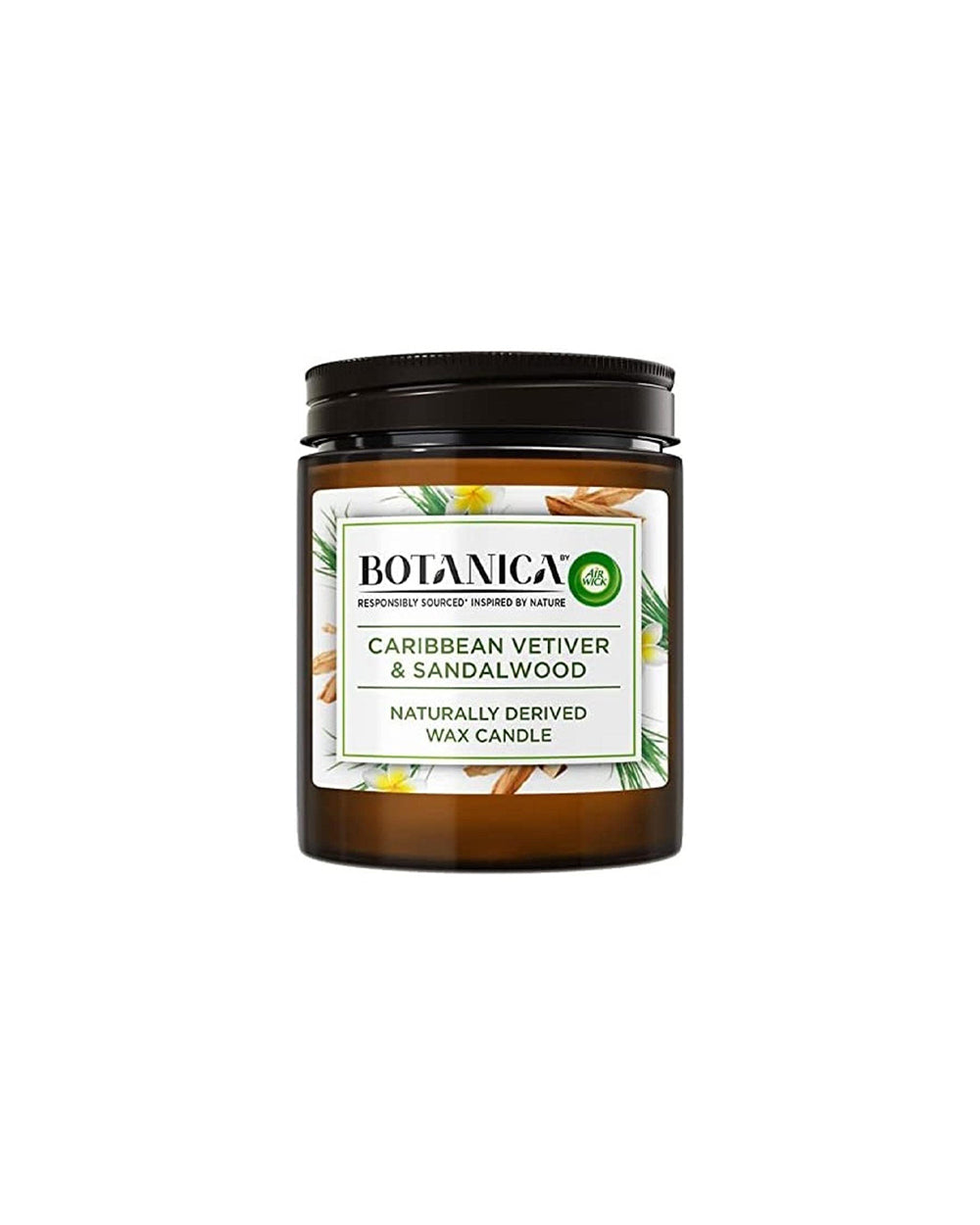 Air Wick Botanica 120g Caribbean Vetiver Sandalwood Wax Candle