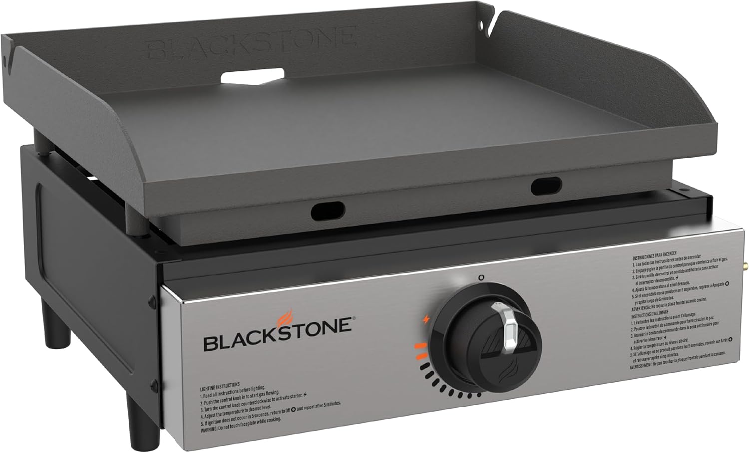 Blackstone 17-Inch Portable Tabletop Griddle – Outdoor Flat Top Gas Grill for Camping, Tailgating, and Backyard Cooking