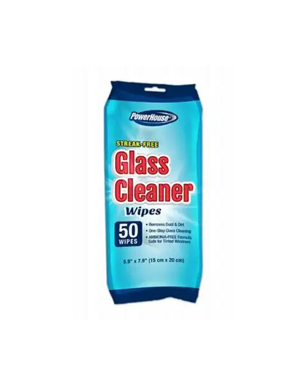 Power House Streak Free Glass Cleaner Wipes 42 Count