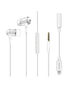 Energizer UIL35 In ear Wired Headphones 3.5mm Aux with Lightning Adapter White