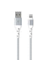 Energizer Cable USB-A to Lightning Braided Cable 2 Meter White