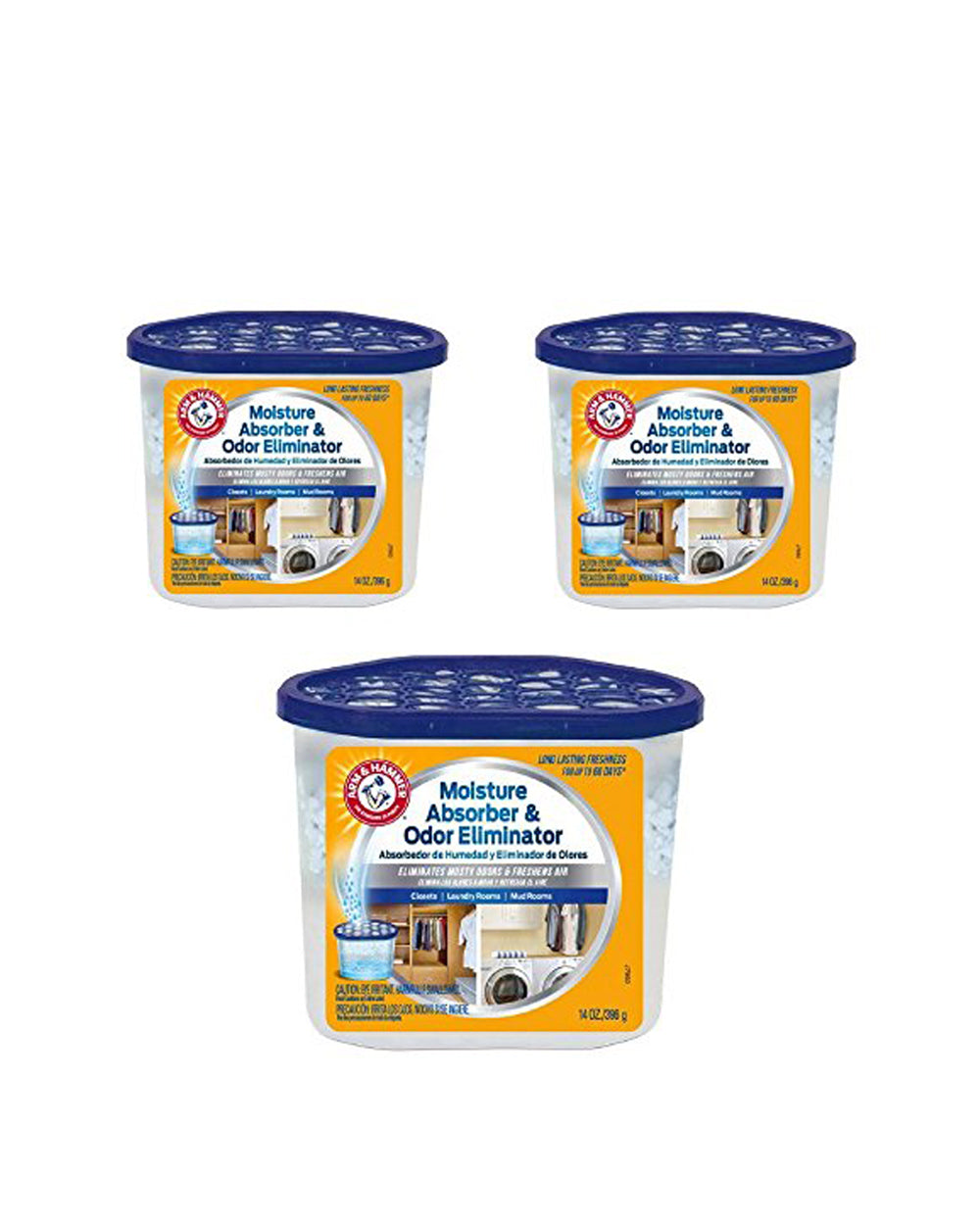 Arm & Hammer 14oz Moisture Absorber & Max Odor Eliminator Tub