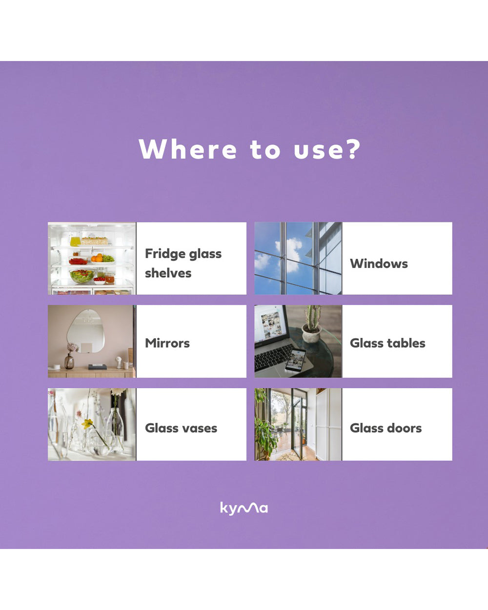 Kyma 1.5 Liter Glass Cleaner Refill Tablets