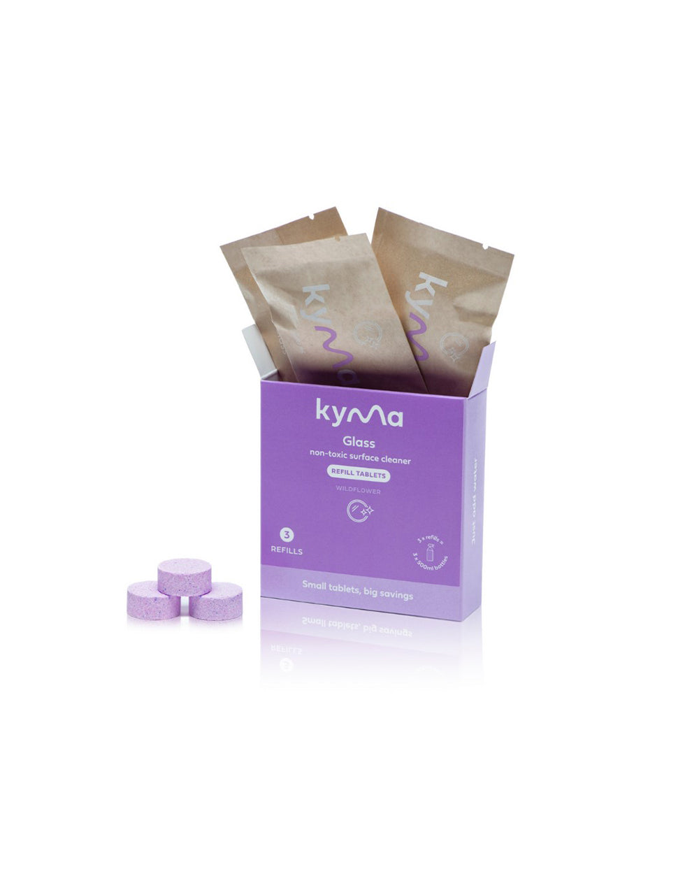 Kyma 1.5 Liter Glass Cleaner Refill Tablets