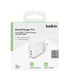 Belkin Wall Charger With PPS 2X USB-C 30W + 30W White