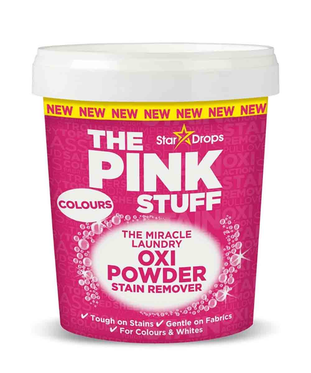 Pink Stuff Miracle Laundry Oxi Powder Stain Remover for Colors 2.2lbs