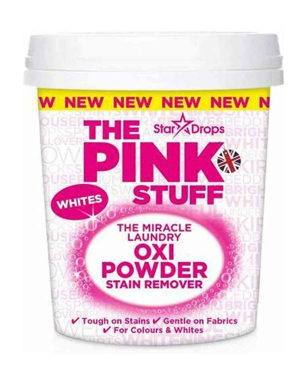Pink Stuff Miracle Laundry Oxi Powder Stain Remover for Whites