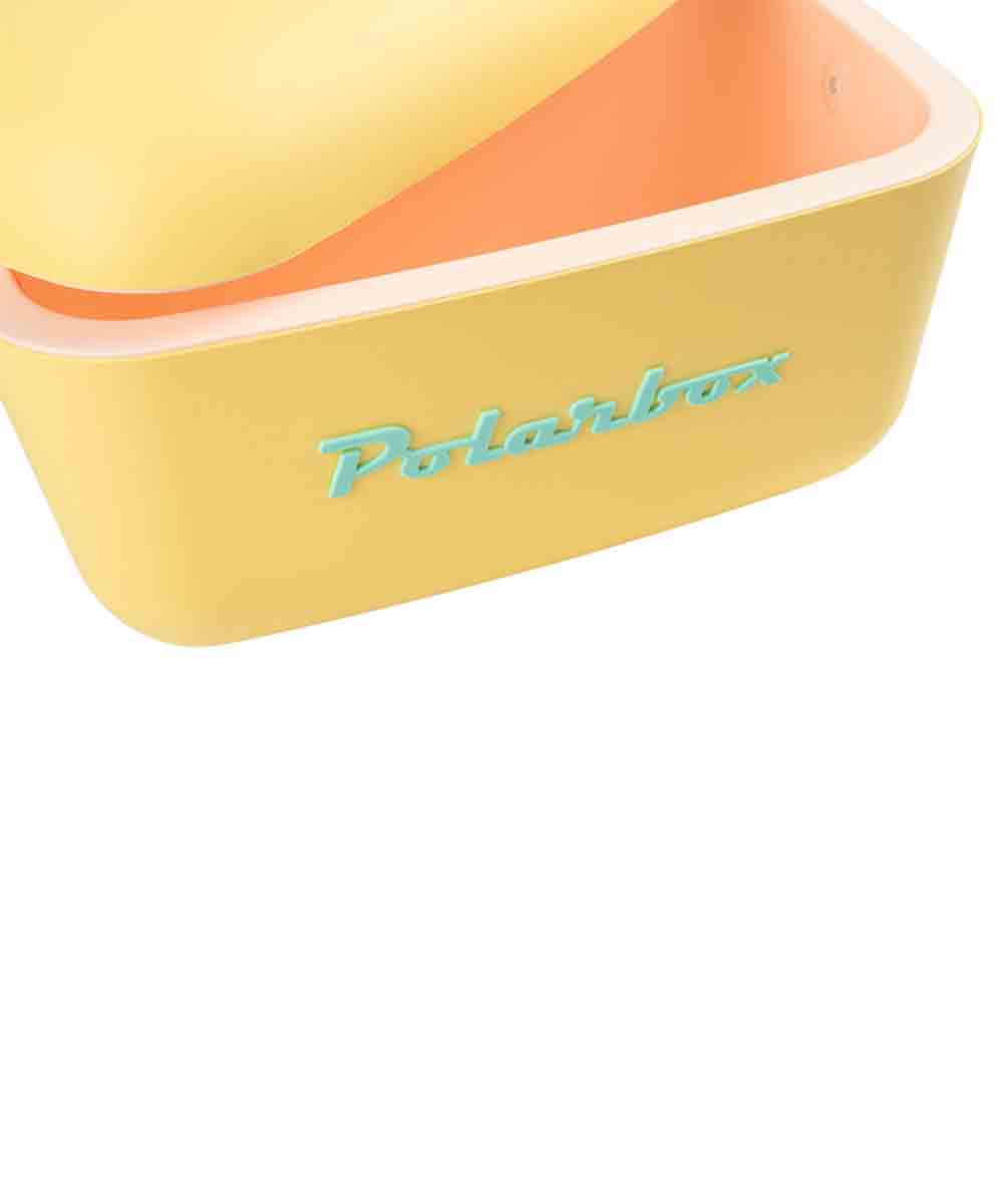 Polarbox 20 Liter Classic Cooler Box Yellow, Cyan