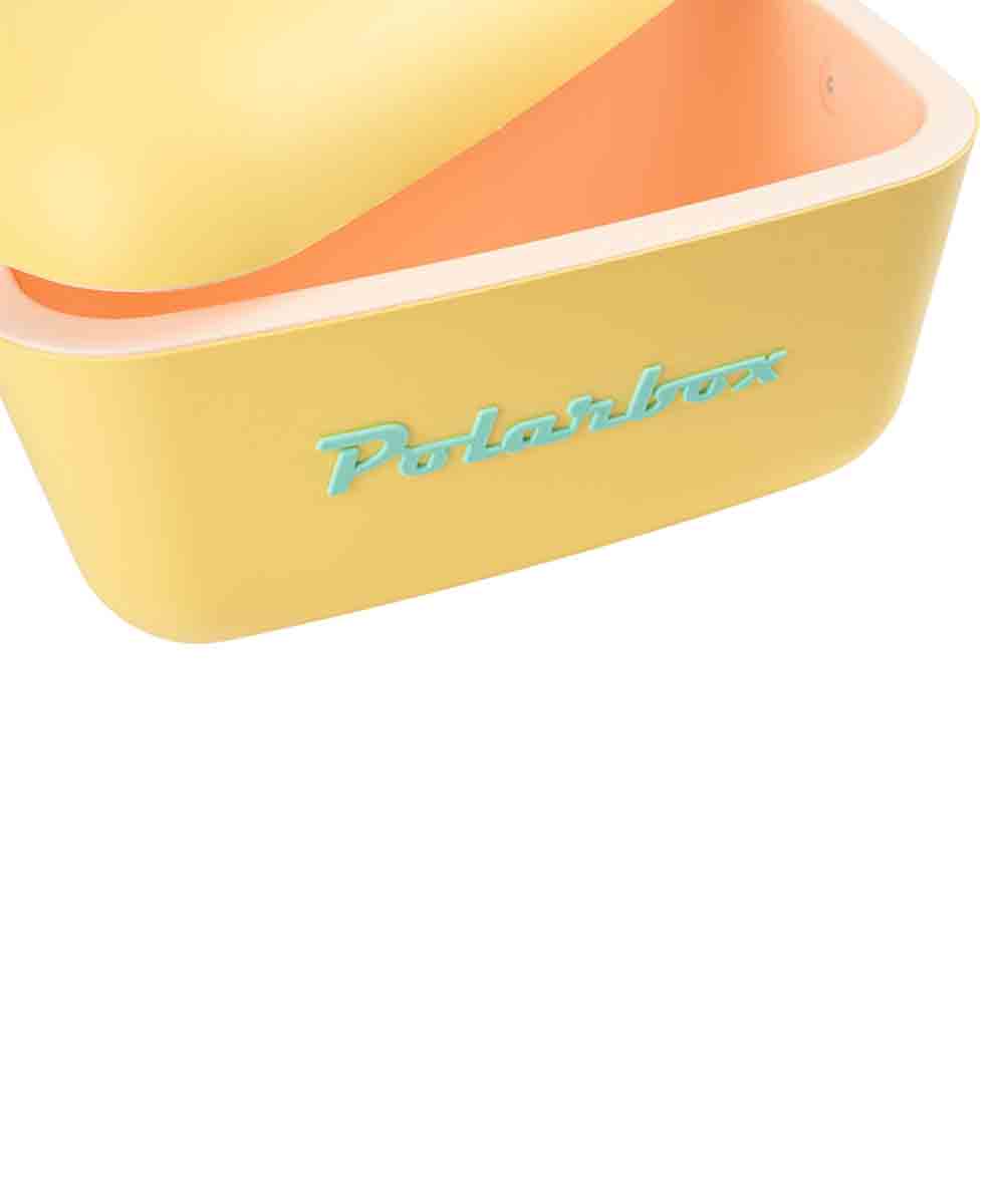 Polarbox 12 Liter Classic Cooler Box Yellow, Cyan