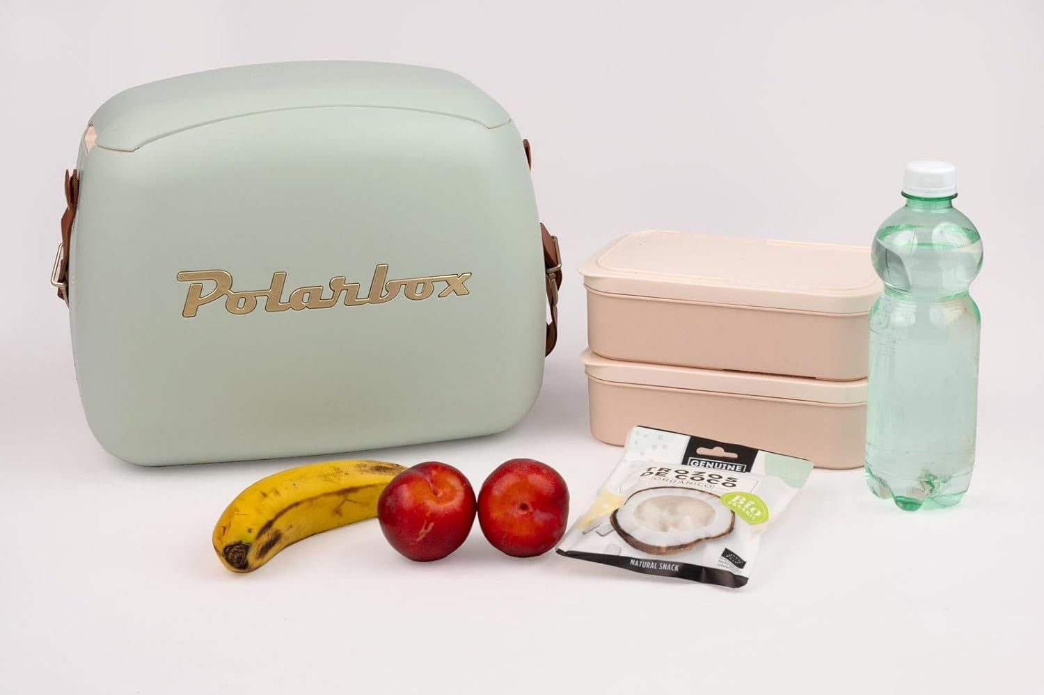 Polarbox 6 Liter Urban Cooler Bag with 2 Containers Matcha Gold