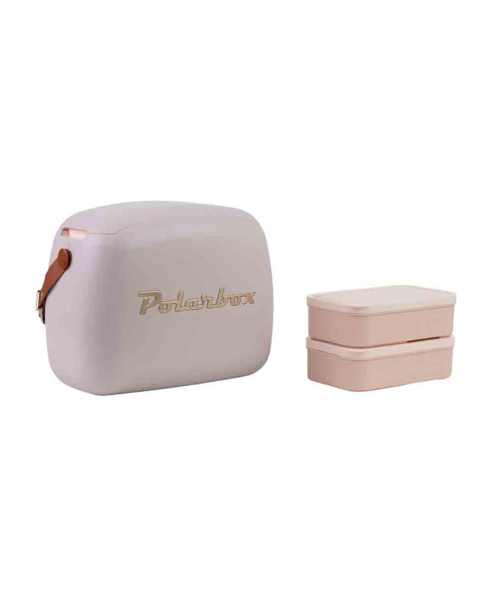 Polarbox 6 Liter Urban Cooler Bag with 2 Containers Perla Gold