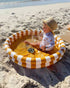 Swim Essentials Yellow Stripes Children's Pool 100cm 2 Rings