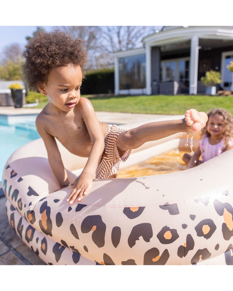 Swim Essentials Beige Leopard Printed Paddling Pool 211cm