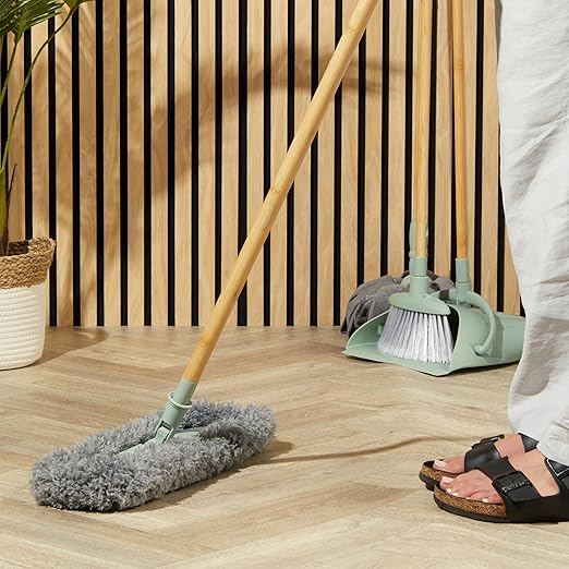Beldray Green Eco Fluffy Flat Mop