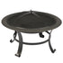 Elite Fire Pit with Lid & Poker D76Cm x H53 cm