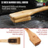 Weber Bamboo Grill Brush Black & Silver 30cm