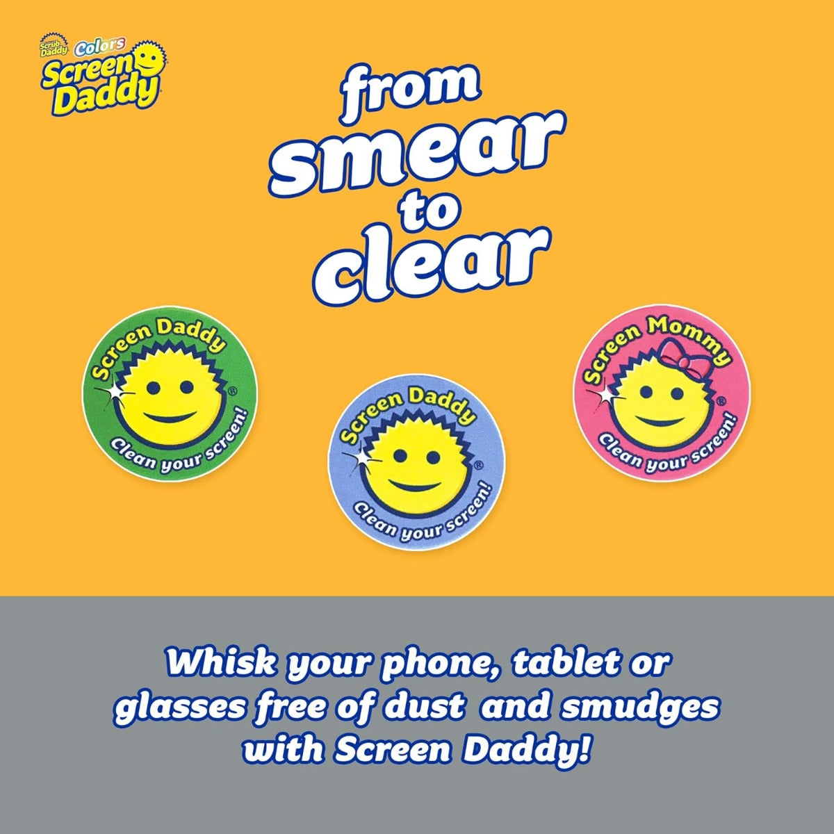 Scrub Daddy Screen Daddy Multicolor
