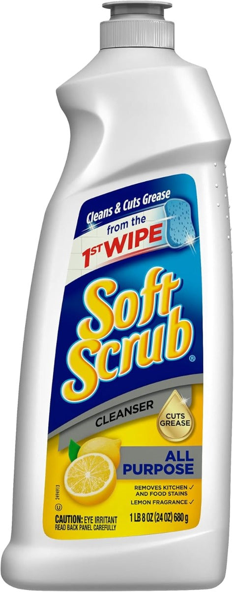 Soft Scrub Cleanser All Purpose 24 Oz
