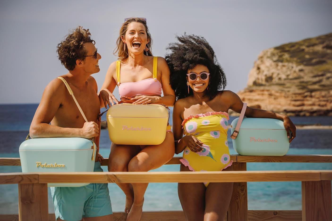 Polarbox 20 Liters Classic Cooler Box Lime - Lilac