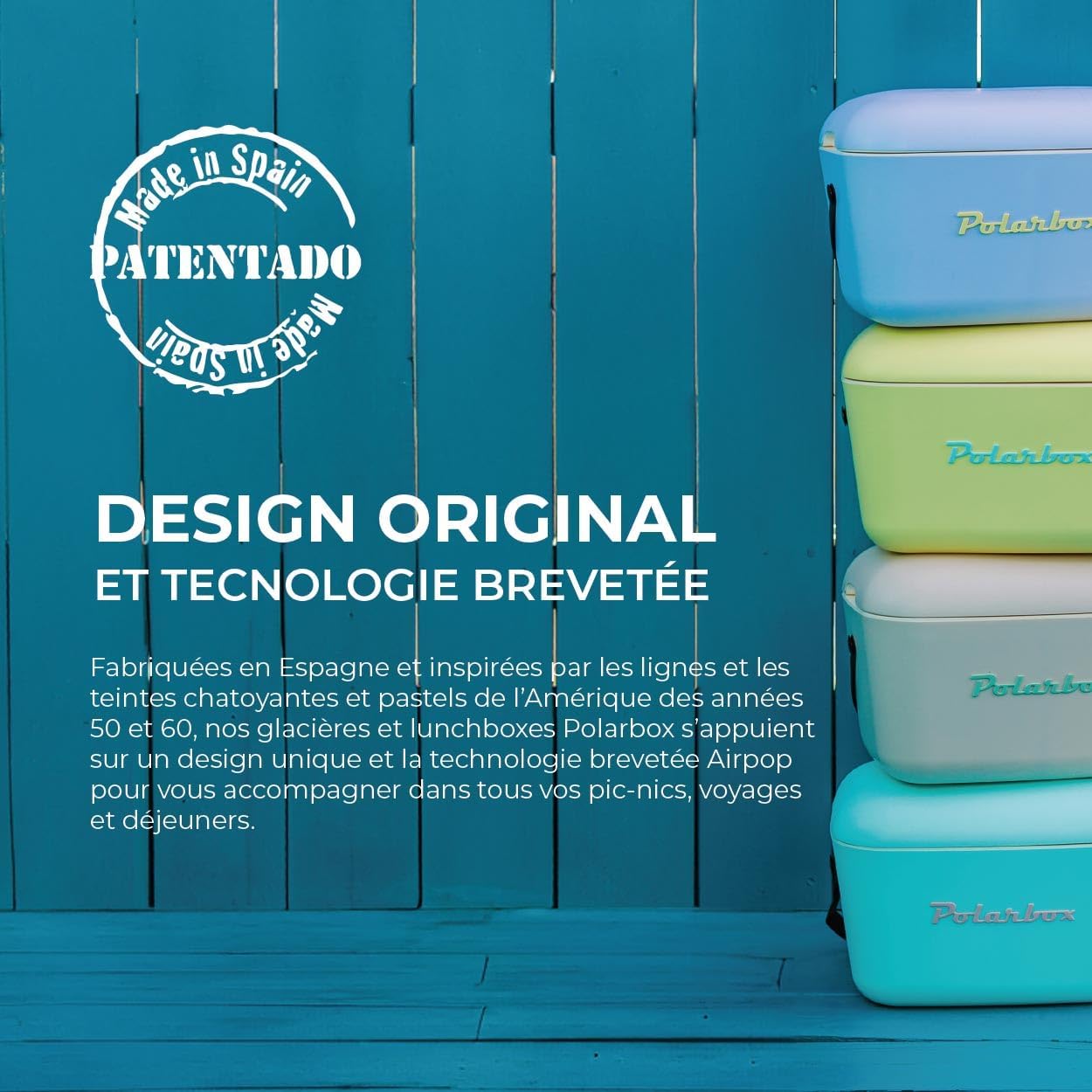 Polarbox 6 Liters Summer Pop Cooler Bag with 2 Containers Lime - Lilac