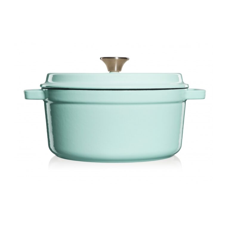 Grand Feu Cast iron pot Grand Feu 4.7 L (light blue)
