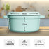 Grand Feu Cast iron pot Grand Feu 4.7 L (light blue)
