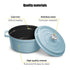 Grand Feu Cast iron pot Grand Feu 4.7 L (light blue)