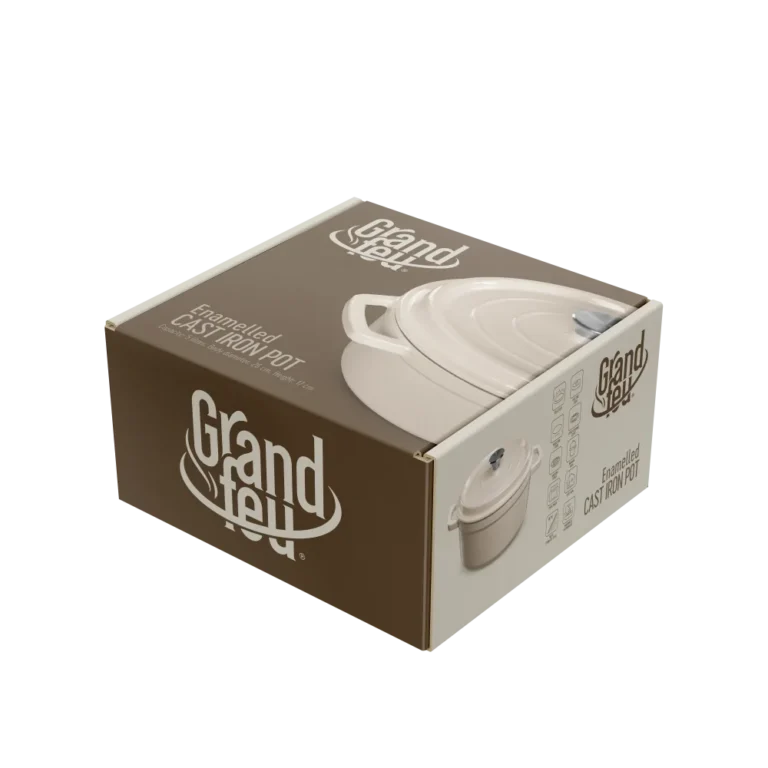 Grand Feu Cast iron pot Grand Feu 4.7 L (White)