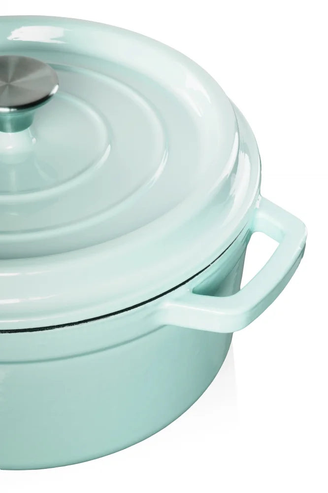 Grand Feu Cast iron pot Grand Feu 3.5 L (light blue)