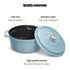 Grand Feu Cast iron pot Grand Feu 3.5 L (light blue)
