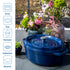 Grand Feu Cast iron pot Grand Feu 3.5 L (Blue)