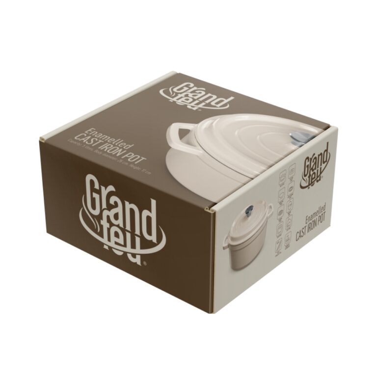Grand Feu Cast iron pot Grand Feu 3.5 L (White)
