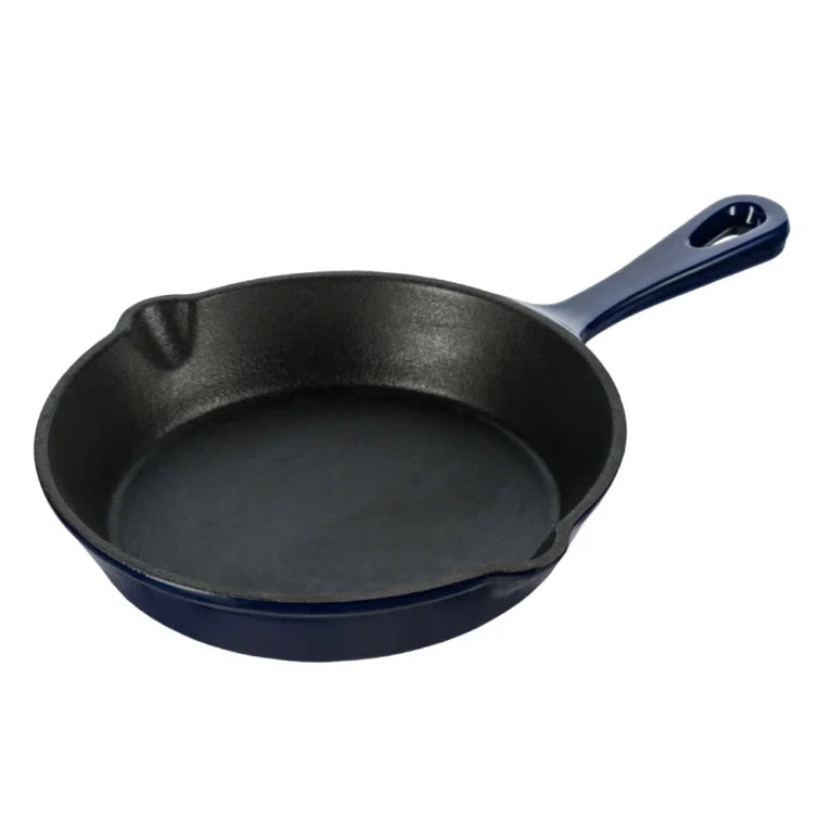 Grand Feu Cast iron frying pan Grand Feu 15.5 cm (Blue)