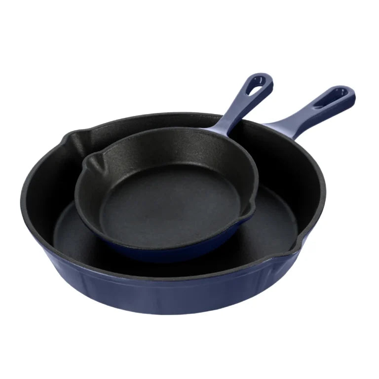 Grand Feu Cast iron frying pan Grand Feu 25 cm (Blue)