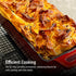 Grand Feu Cast iron baking dish with lid Grand FEU 1.7 L (Red)