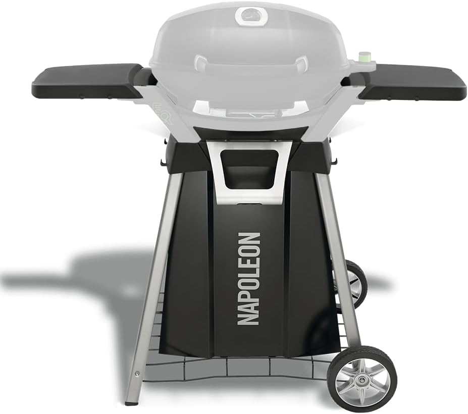 Napoleon TravelQ™ PRO285 Portable Gas Grill Stand – Folding Cart with Side Shelves & Easy Mobility