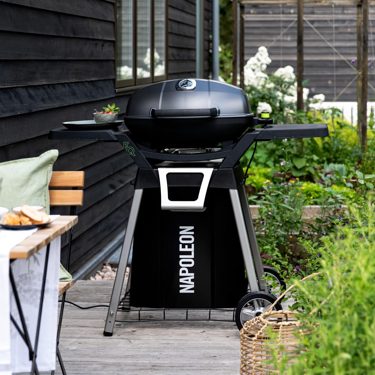 Napoleon TravelQ™ PRO285 Portable Gas Grill Stand – Folding Cart with Side Shelves & Easy Mobility