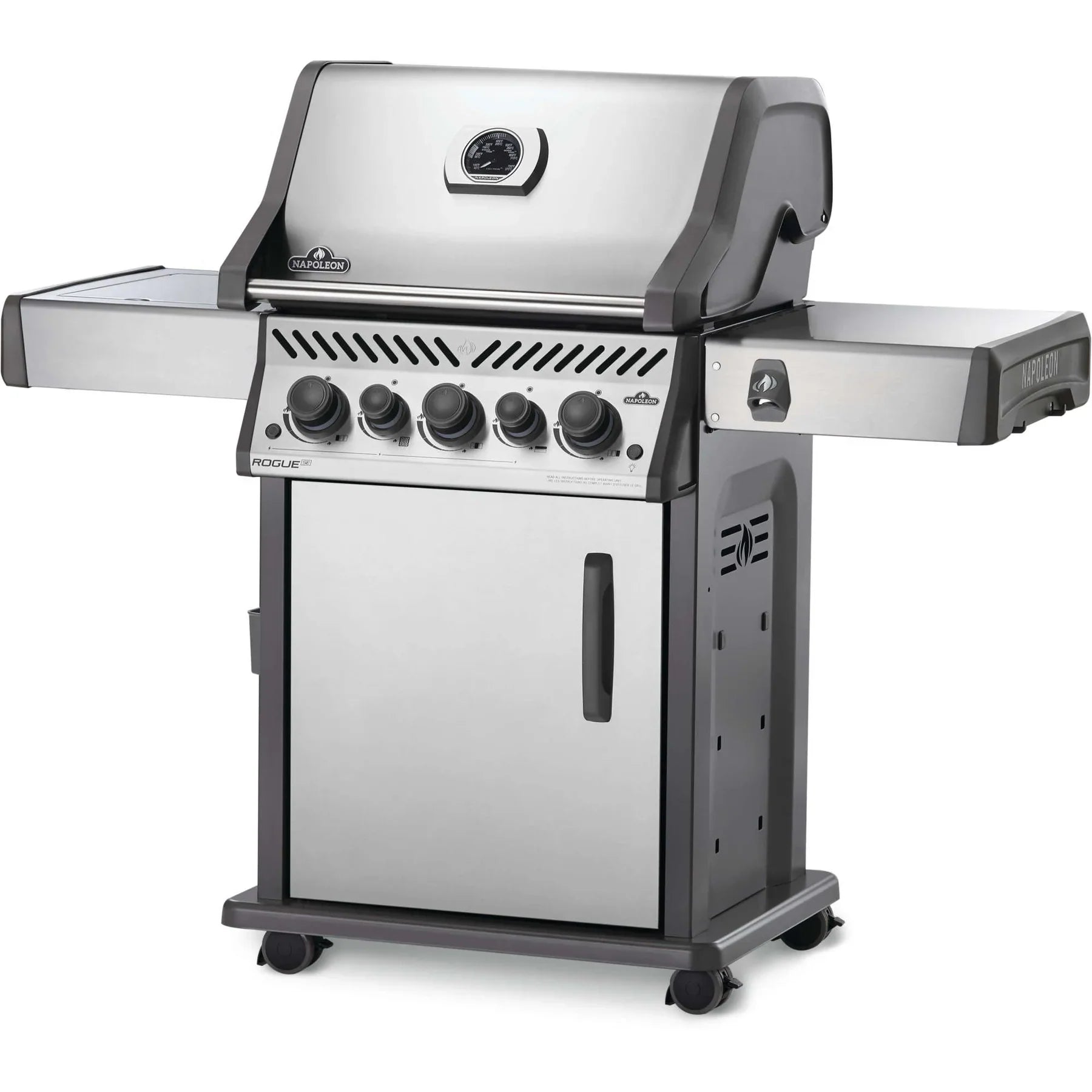 Napoleon Rogue® Se 425 Propane Gas Grill With Infrared Rear And Side Burners, Stainless Steel