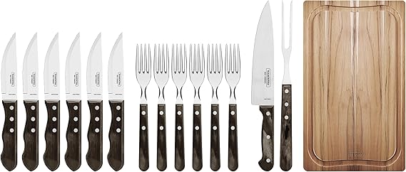 Tramontina Ww 15 Pcs Barbecue Set Polywood