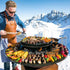 OFYR Classic Corten 100 Wood-Fired Outdoor Grill & Fire Pit – Premium Steel BBQ Plancha Cooking Station