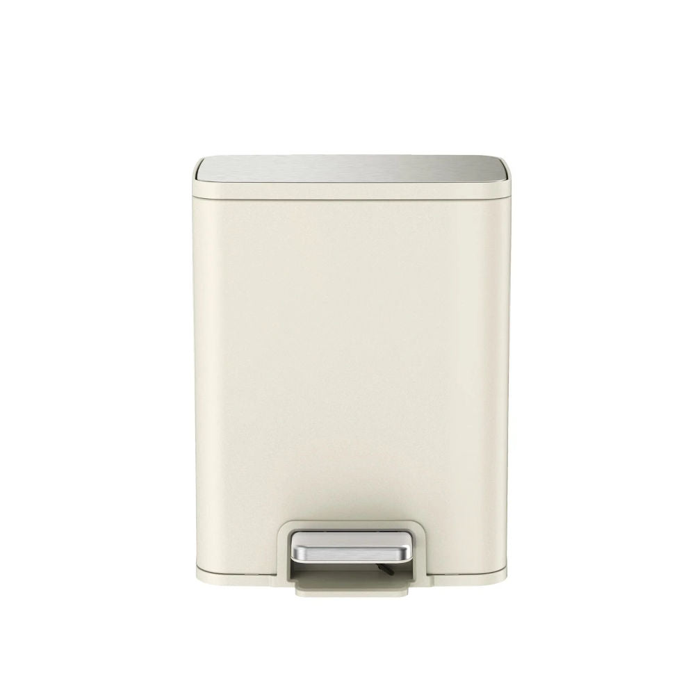 Eko Marina Stainless Steel 11L Step Bin Vanilla