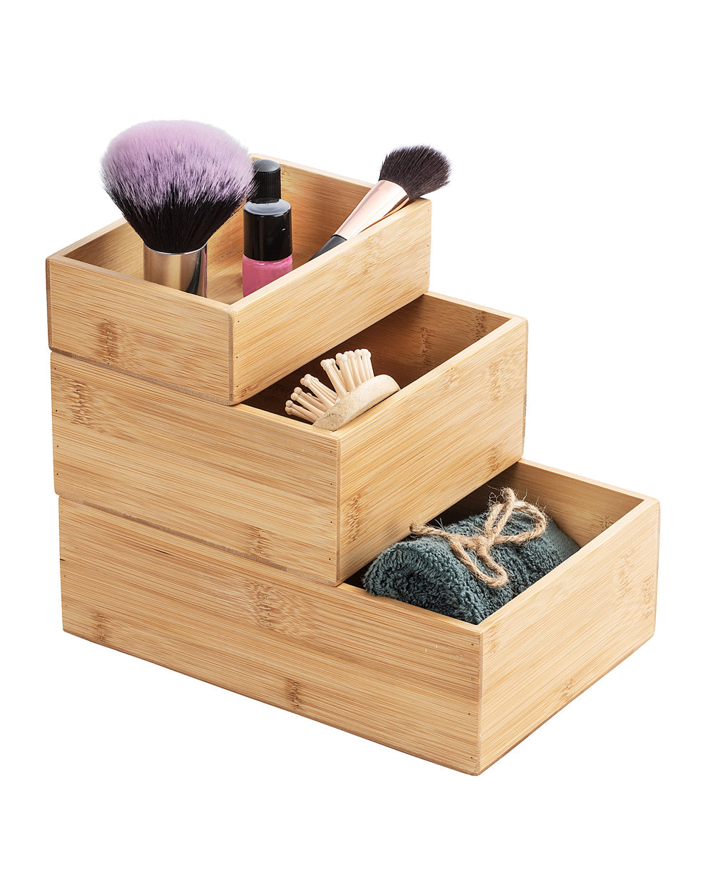 Wenko Bathroom Large Tray Mod. Terra Bamboo