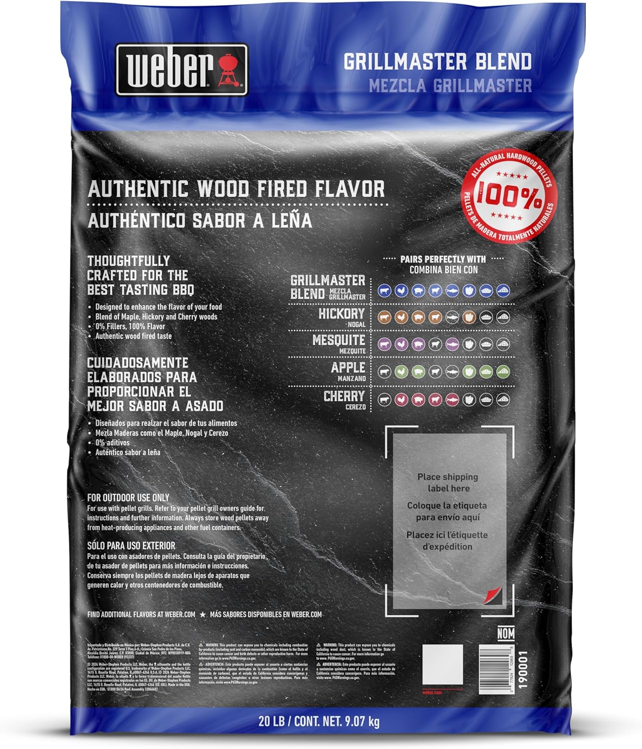 Weber 20LB GMB Pellets