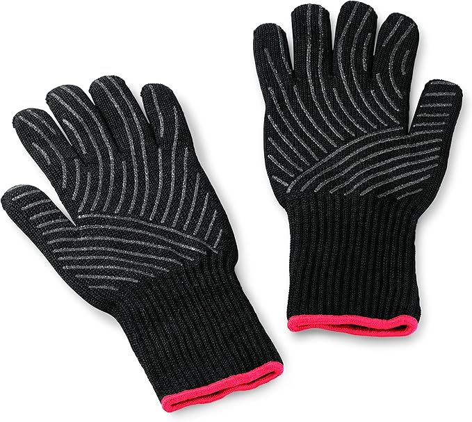 Weber 6535 Premium Black Grilling Gloves