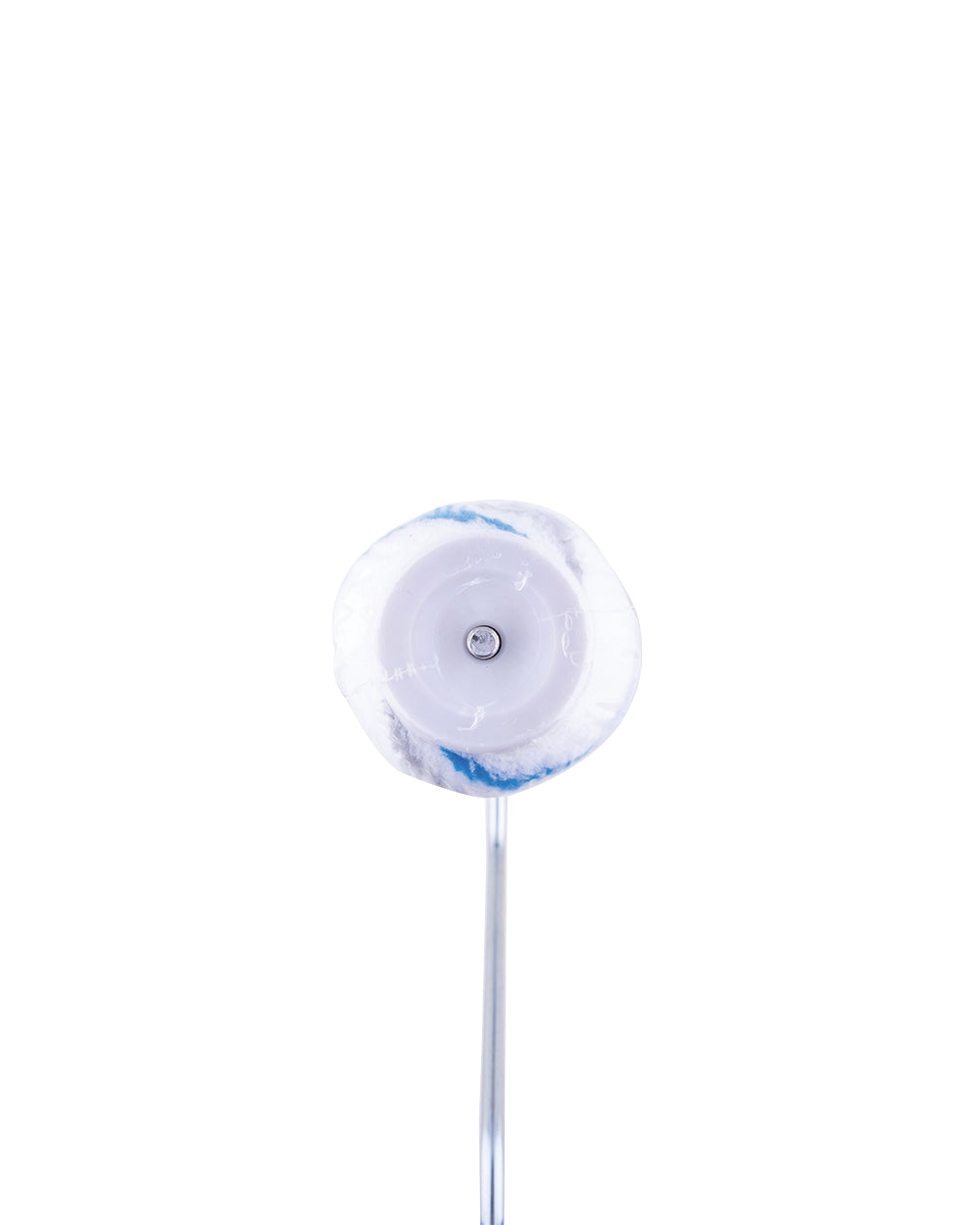 Roll Roy 9 x 1.5 Inch Roller - Ecofiber Grey and Blue Stripe 12 mm Pile
