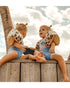 Swim Essentials Beige Leopard Inflatable Swimming Armbands 0-2 years