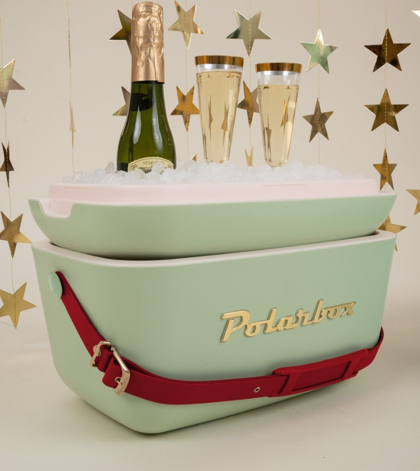 Polarbox 12 Liter Christmas Cooler Box Olive, Green