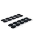 Velcro Pack of 10 Black Velcro Squares