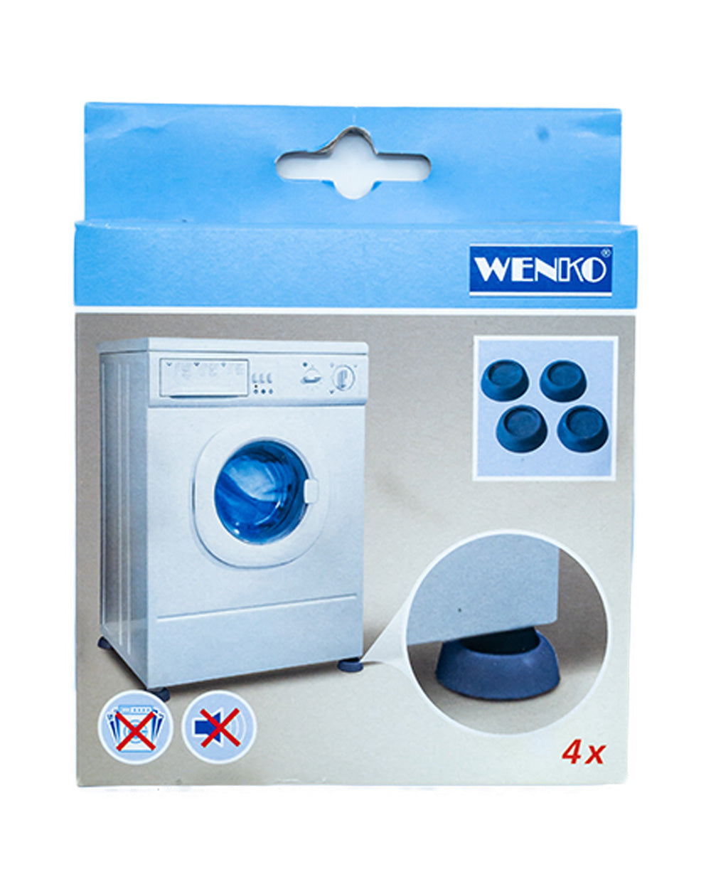 Wenko Vibration Damper Grey 4 Pieces